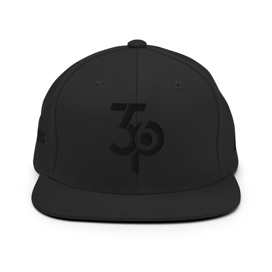 P356 | Snapback Hat | Black on Black