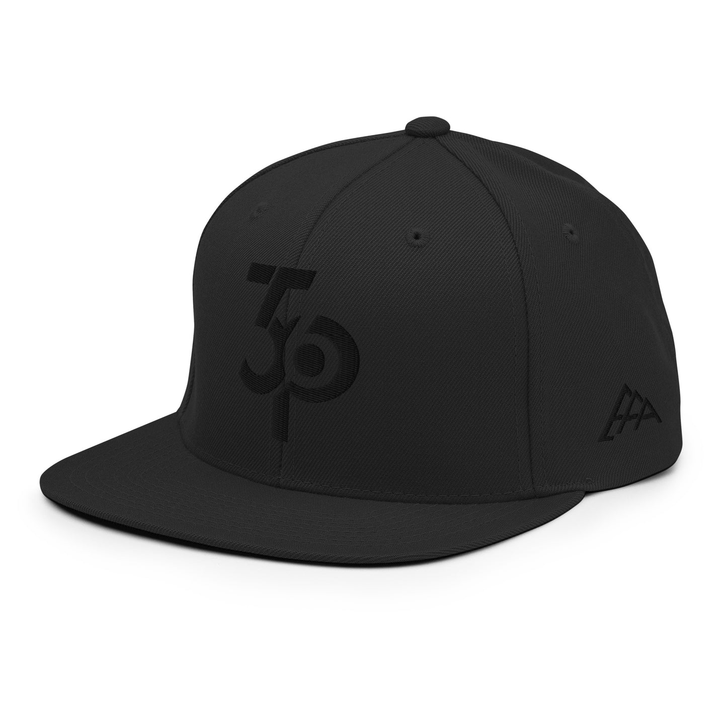 P356 | Snapback Hat | Black on Black